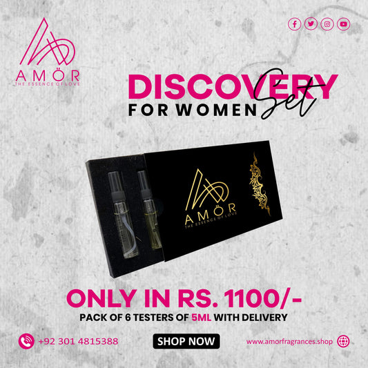 Our Discovery Set For Women (pack of 6 testers of 5ml)