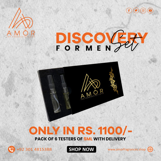 Our Discovery Set For Men (pack of 6 testers of 5ml)