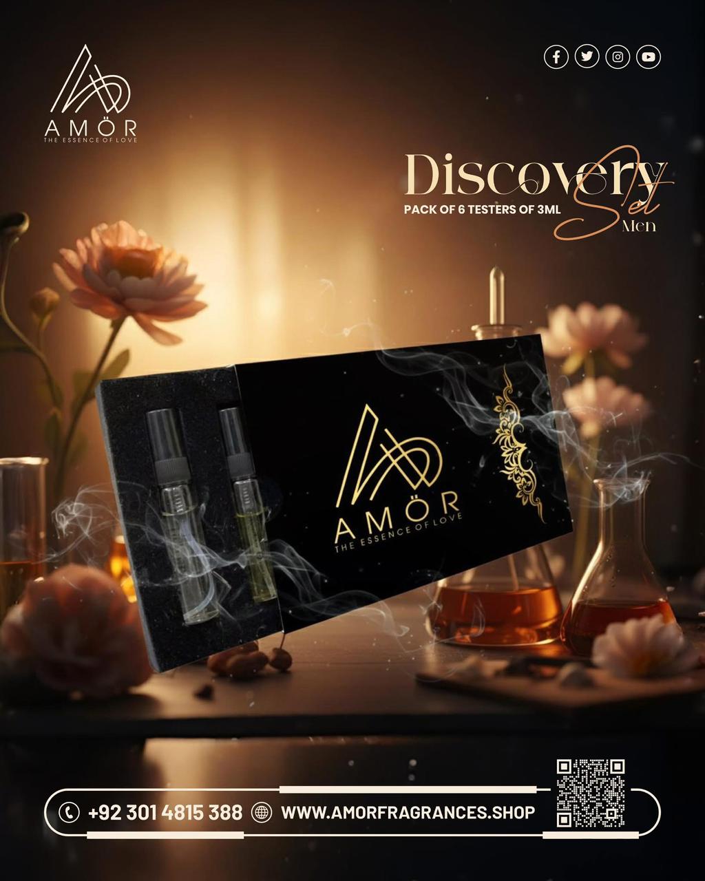 Our Discovery Set For Men (pack of 6 testers of 3ml)